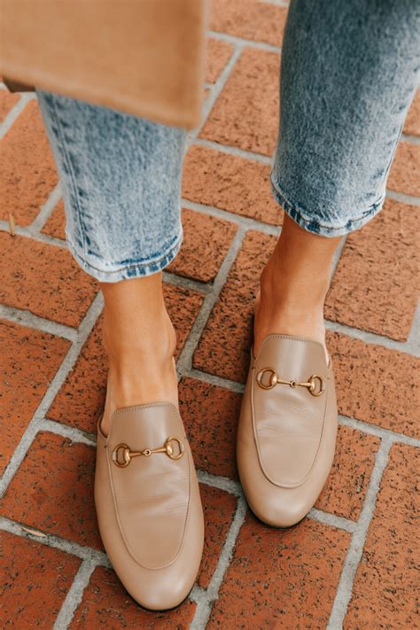 gucci tan mule|gucci princetown mule outfits.